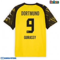 Camisa de Futebol Borussia Dortmund Serhou Guirassy #9 Equipamento Principal 2025-26 Manga Curta